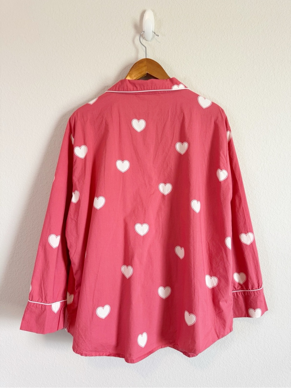 Printfresh Queen of Hearts Print Long Sleeve Top & Shorts Pajama Set Size XL - Picture 7 of 16